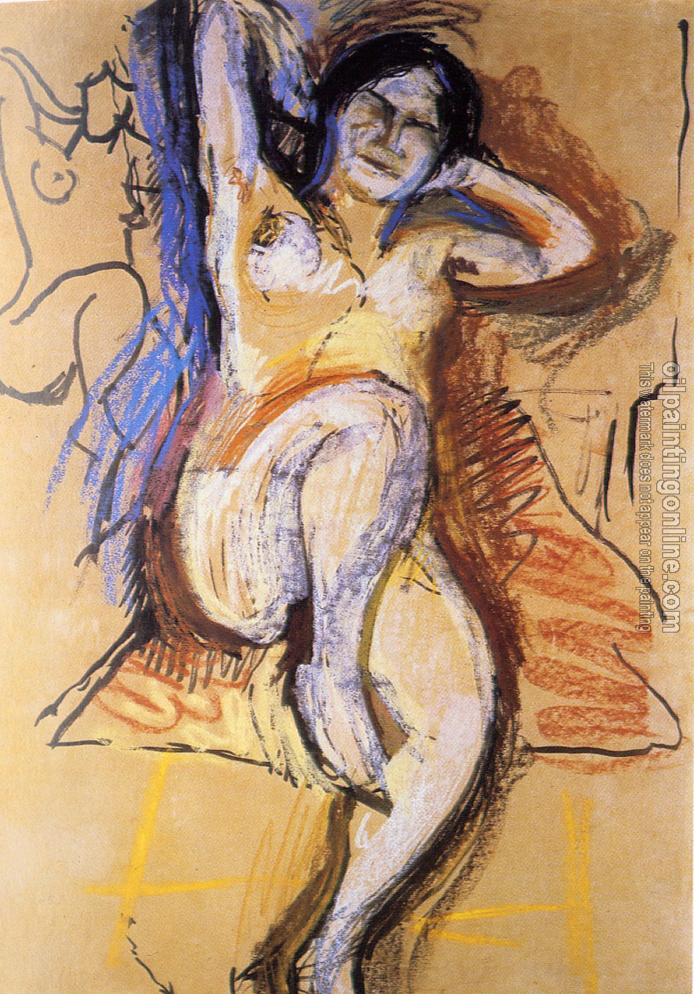 Matisse, Henri Emile Benoit - seated nude